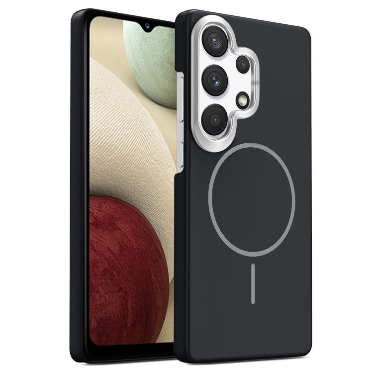 Gold Armor PC Thin Circle MagSafe Shockproof Phone Case, For Samsung Galaxy A33 5G, For Samsung Galaxy A13 4G, For Samsung Galaxy S22 Ultra 5G, For Samsung Galaxy A32 4G, For Samsung Galaxy A52 5G, For Samsung Galaxy A15 4G / 5G                        ...