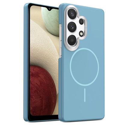 Gold Armor PC Thin Circle MagSafe Shockproof Phone Case, For Samsung Galaxy A33 5G, For Samsung Galaxy A13 4G, For Samsung Galaxy S22 Ultra 5G, For Samsung Galaxy A32 4G, For Samsung Galaxy A52 5G, For Samsung Galaxy A15 4G / 5G                        ...