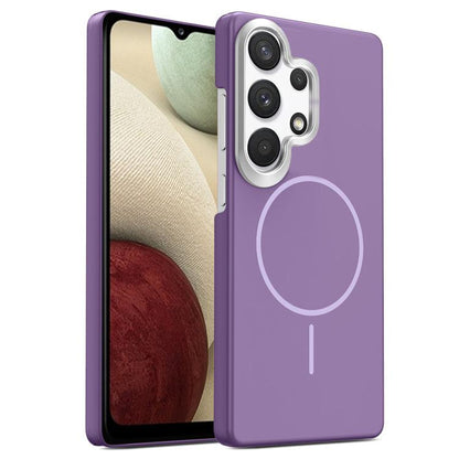 Gold Armor PC Thin Circle MagSafe Shockproof Phone Case, For Samsung Galaxy A33 5G, For Samsung Galaxy A13 4G, For Samsung Galaxy S22 Ultra 5G, For Samsung Galaxy A32 4G, For Samsung Galaxy A52 5G, For Samsung Galaxy A15 4G / 5G                        ...