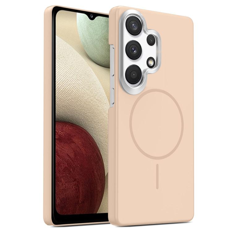 Gold Armor PC Thin Circle MagSafe Shockproof Phone Case, For Samsung Galaxy A33 5G, For Samsung Galaxy A13 4G, For Samsung Galaxy S22 Ultra 5G, For Samsung Galaxy A32 4G, For Samsung Galaxy A52 5G, For Samsung Galaxy A15 4G / 5G                        ...