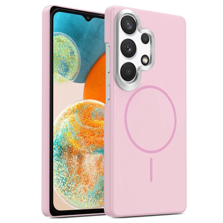 Gold Armor PC Thin Circle MagSafe Shockproof Phone Case, For Samsung Galaxy A33 5G, For Samsung Galaxy A13 4G, For Samsung Galaxy S22 Ultra 5G, For Samsung Galaxy A32 4G, For Samsung Galaxy A52 5G, For Samsung Galaxy A15 4G / 5G                        ...