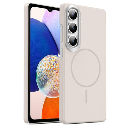 Gold Armor PC Thin Circle MagSafe Shockproof Phone Case, For Samsung Galaxy A33 5G, For Samsung Galaxy A13 4G, For Samsung Galaxy S22 Ultra 5G, For Samsung Galaxy A32 4G, For Samsung Galaxy A52 5G, For Samsung Galaxy A15 4G / 5G                        ...