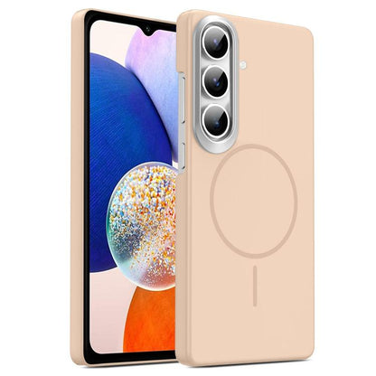 Gold Armor PC Thin Circle MagSafe Shockproof Phone Case, For Samsung Galaxy A33 5G, For Samsung Galaxy A13 4G, For Samsung Galaxy S22 Ultra 5G, For Samsung Galaxy A32 4G, For Samsung Galaxy A52 5G, For Samsung Galaxy A15 4G / 5G                        ...