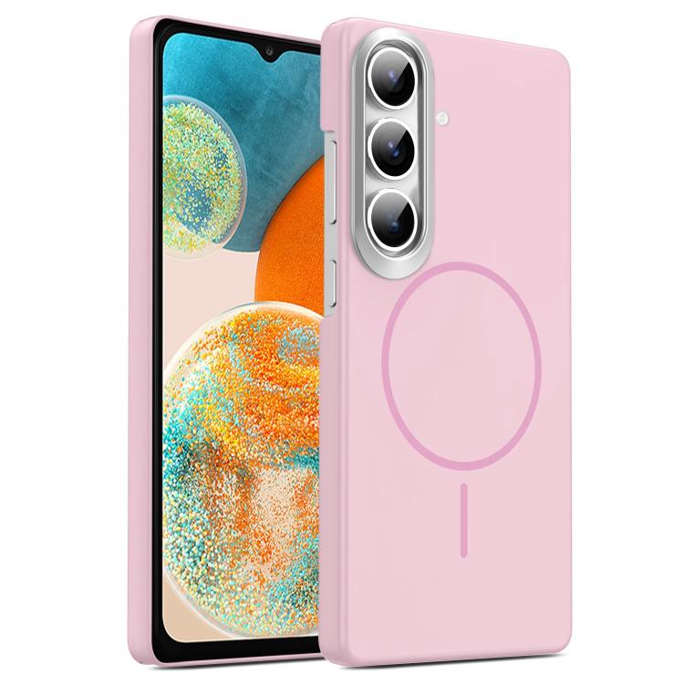 Gold Armor PC Thin Circle MagSafe Shockproof Phone Case, For Samsung Galaxy A05, For Samsung Galaxy A05s, For Samsung Galaxy A25 5G, For Samsung Galaxy S23 FE 5G, For Samsung Galaxy A24 4G, For Samsung Galaxy A34 5G, For Samsung Galaxy A54 5G          ...