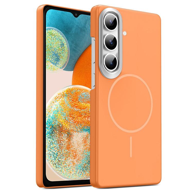 Gold Armor PC Thin Circle MagSafe Shockproof Phone Case, For Samsung Galaxy A05, For Samsung Galaxy A05s, For Samsung Galaxy A25 5G, For Samsung Galaxy S23 FE 5G, For Samsung Galaxy A24 4G, For Samsung Galaxy A34 5G, For Samsung Galaxy A54 5G          ...