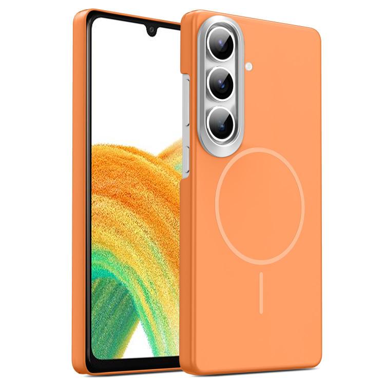 Gold Armor PC Thin Circle MagSafe Shockproof Phone Case, For Samsung Galaxy A05, For Samsung Galaxy A05s, For Samsung Galaxy A25 5G, For Samsung Galaxy S23 FE 5G, For Samsung Galaxy A24 4G, For Samsung Galaxy A34 5G, For Samsung Galaxy A54 5G          ...