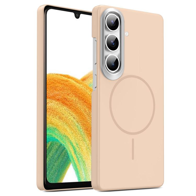 Gold Armor PC Thin Circle MagSafe Shockproof Phone Case, For Samsung Galaxy A05, For Samsung Galaxy A05s, For Samsung Galaxy A25 5G, For Samsung Galaxy S23 FE 5G, For Samsung Galaxy A24 4G, For Samsung Galaxy A34 5G, For Samsung Galaxy A54 5G          ...