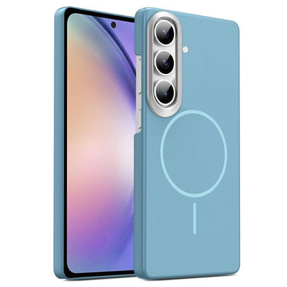 Gold Armor PC Thin Circle MagSafe Shockproof Phone Case, For Samsung Galaxy A05, For Samsung Galaxy A05s, For Samsung Galaxy A25 5G, For Samsung Galaxy S23 FE 5G, For Samsung Galaxy A24 4G, For Samsung Galaxy A34 5G, For Samsung Galaxy A54 5G          ...