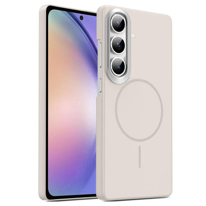 Gold Armor PC Thin Circle MagSafe Shockproof Phone Case, For Samsung Galaxy A05, For Samsung Galaxy A05s, For Samsung Galaxy A25 5G, For Samsung Galaxy S23 FE 5G, For Samsung Galaxy A24 4G, For Samsung Galaxy A34 5G, For Samsung Galaxy A54 5G          ...