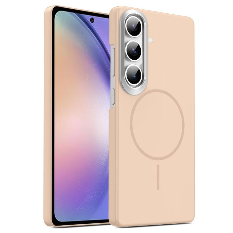 Gold Armor PC Thin Circle MagSafe Shockproof Phone Case, For Samsung Galaxy A05, For Samsung Galaxy A05s, For Samsung Galaxy A25 5G, For Samsung Galaxy S23 FE 5G, For Samsung Galaxy A24 4G, For Samsung Galaxy A34 5G, For Samsung Galaxy A54 5G          ...