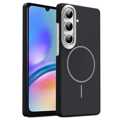 Gold Armor PC Thin Circle MagSafe Shockproof Phone Case, For Samsung Galaxy A05, For Samsung Galaxy A05s, For Samsung Galaxy A25 5G, For Samsung Galaxy S23 FE 5G, For Samsung Galaxy A24 4G, For Samsung Galaxy A34 5G, For Samsung Galaxy A54 5G          ...