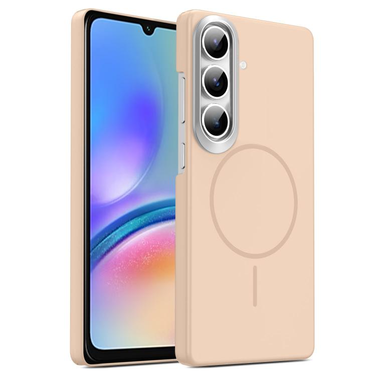 Gold Armor PC Thin Circle MagSafe Shockproof Phone Case, For Samsung Galaxy A05, For Samsung Galaxy A05s, For Samsung Galaxy A25 5G, For Samsung Galaxy S23 FE 5G, For Samsung Galaxy A24 4G, For Samsung Galaxy A34 5G, For Samsung Galaxy A54 5G          ...