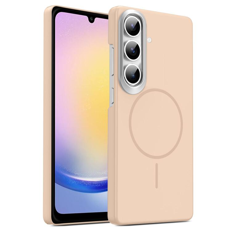 Gold Armor PC Thin Circle MagSafe Shockproof Phone Case, For Samsung Galaxy A05, For Samsung Galaxy A05s, For Samsung Galaxy A25 5G, For Samsung Galaxy S23 FE 5G, For Samsung Galaxy A24 4G, For Samsung Galaxy A34 5G, For Samsung Galaxy A54 5G          ...