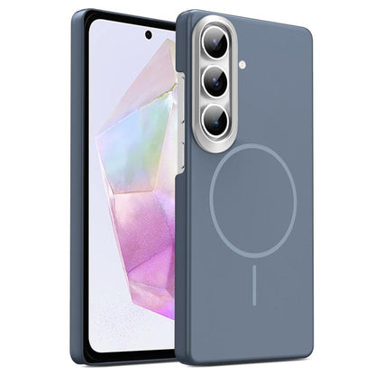 Gold Armor PC Thin Circle MagSafe Shockproof Phone Case, For Samsung Galaxy S25+ 5G, For Samsung Galaxy S25 Ultra 5G, For Samsung Galaxy A16 5G, For Samsung Galaxy A06 4G, For Samsung Galaxy S24 FE 5G, For Samsung Galaxy A55 5G, For Samsung Galaxy A35 ...