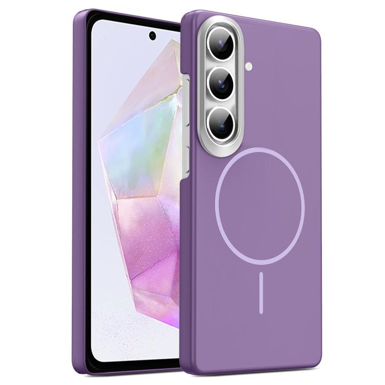 Gold Armor PC Thin Circle MagSafe Shockproof Phone Case, For Samsung Galaxy S25+ 5G, For Samsung Galaxy S25 Ultra 5G, For Samsung Galaxy A16 5G, For Samsung Galaxy A06 4G, For Samsung Galaxy S24 FE 5G, For Samsung Galaxy A55 5G, For Samsung Galaxy A35 ...