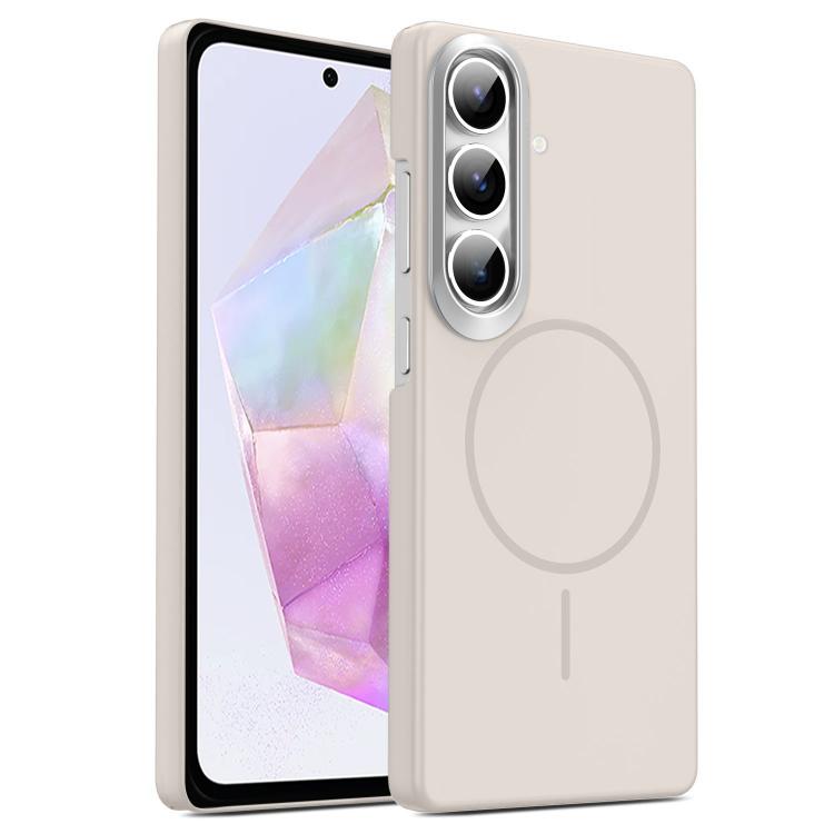 Gold Armor PC Thin Circle MagSafe Shockproof Phone Case, For Samsung Galaxy S25+ 5G, For Samsung Galaxy S25 Ultra 5G, For Samsung Galaxy A16 5G, For Samsung Galaxy A06 4G, For Samsung Galaxy S24 FE 5G, For Samsung Galaxy A55 5G, For Samsung Galaxy A35 ...