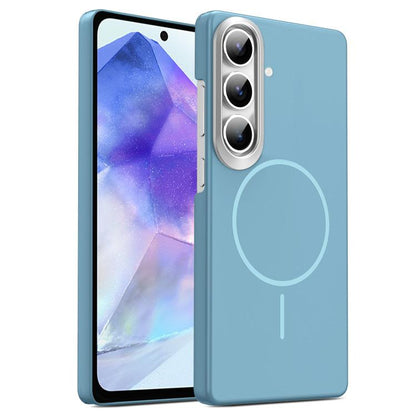 Gold Armor PC Thin Circle MagSafe Shockproof Phone Case, For Samsung Galaxy S25+ 5G, For Samsung Galaxy S25 Ultra 5G, For Samsung Galaxy A16 5G, For Samsung Galaxy A06 4G, For Samsung Galaxy S24 FE 5G, For Samsung Galaxy A55 5G, For Samsung Galaxy A35 ...
