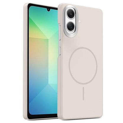 Gold Armor PC Thin Circle MagSafe Shockproof Phone Case, For Samsung Galaxy S25+ 5G, For Samsung Galaxy S25 Ultra 5G, For Samsung Galaxy A16 5G, For Samsung Galaxy A06 4G, For Samsung Galaxy S24 FE 5G, For Samsung Galaxy A55 5G, For Samsung Galaxy A35 ...