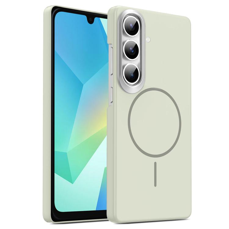 Gold Armor PC Thin Circle MagSafe Shockproof Phone Case, For Samsung Galaxy S25+ 5G, For Samsung Galaxy S25 Ultra 5G, For Samsung Galaxy A16 5G, For Samsung Galaxy A06 4G, For Samsung Galaxy S24 FE 5G, For Samsung Galaxy A55 5G, For Samsung Galaxy A35 ...