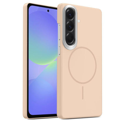 Gold Armor PC Thin Circle MagSafe Shockproof Phone Case, For Samsung Galaxy S26+ 5G, For Samsung Galaxy S26 Ultra 5G, For Samsung Galaxy S26 5G, For Samsung Galaxy A07 5G, For Samsung Galaxy A17 5G, For Samsung Galaxy S25 Edge 5G                       ...