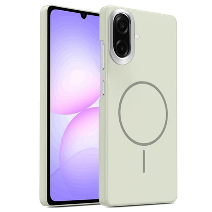 Gold Armor PC Thin Circle MagSafe Shockproof Phone Case, For Samsung Galaxy S26+ 5G, For Samsung Galaxy S26 Ultra 5G, For Samsung Galaxy S26 5G, For Samsung Galaxy A07 5G, For Samsung Galaxy A17 5G, For Samsung Galaxy S25 Edge 5G                       ...