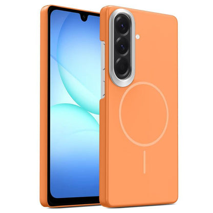 Gold Armor PC Thin Circle MagSafe Shockproof Phone Case, For Samsung Galaxy S26+ 5G, For Samsung Galaxy S26 Ultra 5G, For Samsung Galaxy S26 5G, For Samsung Galaxy A07 5G, For Samsung Galaxy A17 5G, For Samsung Galaxy S25 Edge 5G                       ...