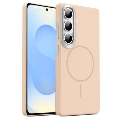 Gold Armor PC Thin Circle MagSafe Shockproof Phone Case, For Samsung Galaxy S26+ 5G, For Samsung Galaxy S26 Ultra 5G, For Samsung Galaxy S26 5G, For Samsung Galaxy A07 5G, For Samsung Galaxy A17 5G, For Samsung Galaxy S25 Edge 5G                       ...