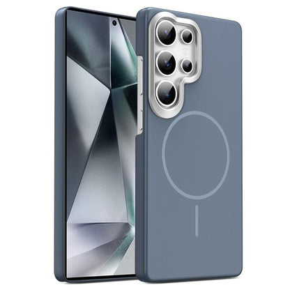 Gold Armor PC Thin Circle MagSafe Shockproof Phone Case, For Samsung Galaxy S26+ 5G, For Samsung Galaxy S26 Ultra 5G, For Samsung Galaxy S26 5G, For Samsung Galaxy A07 5G, For Samsung Galaxy A17 5G, For Samsung Galaxy S25 Edge 5G                       ...