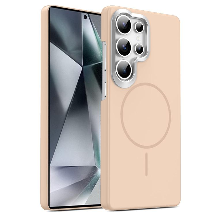 Gold Armor PC Thin Circle MagSafe Shockproof Phone Case, For Samsung Galaxy S26+ 5G, For Samsung Galaxy S26 Ultra 5G, For Samsung Galaxy S26 5G, For Samsung Galaxy A07 5G, For Samsung Galaxy A17 5G, For Samsung Galaxy S25 Edge 5G                       ...