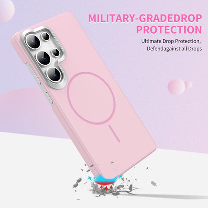 Gold Armor PC Thin Circle MagSafe Shockproof Phone Case, For Samsung Galaxy A33 5G, For Samsung Galaxy A13 4G, For Samsung Galaxy S22 Ultra 5G, For Samsung Galaxy A32 4G, For Samsung Galaxy A52 5G, For Samsung Galaxy A15 4G / 5G                        ...