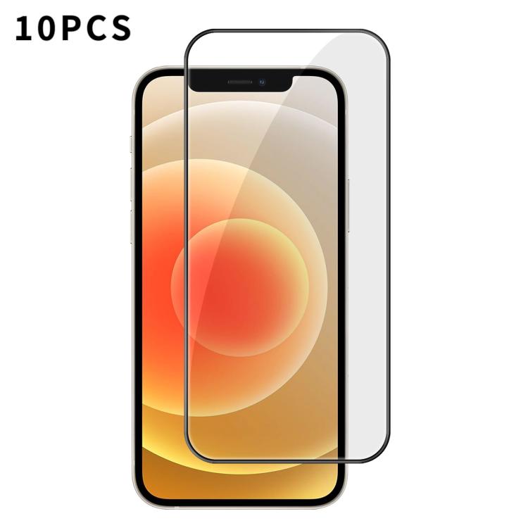 10pcs Kalebol High-Aluminum Screen-Printed Full-Coverage Anti-Fingerprint Black-Bordered HD Tempered Glass Film, For iPhone 18 Pro, For iPhone 18 Pro Max, For iPhone 17 Pro Max, For iPhone 17 Pro, For iPhone 17, For iPhone Air, For iPhone 16 Pro Max   ...