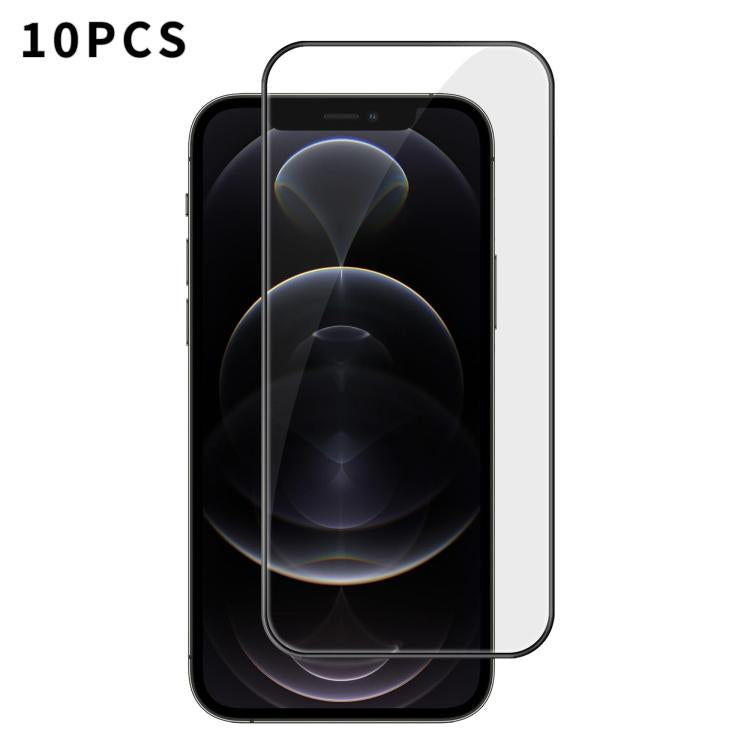 10pcs Kalebol High-Aluminum Screen-Printed Full-Coverage Anti-Fingerprint Black-Bordered HD Tempered Glass Film, For iPhone 18 Pro, For iPhone 18 Pro Max, For iPhone 17 Pro Max, For iPhone 17 Pro, For iPhone 17, For iPhone Air, For iPhone 16 Pro Max   ...