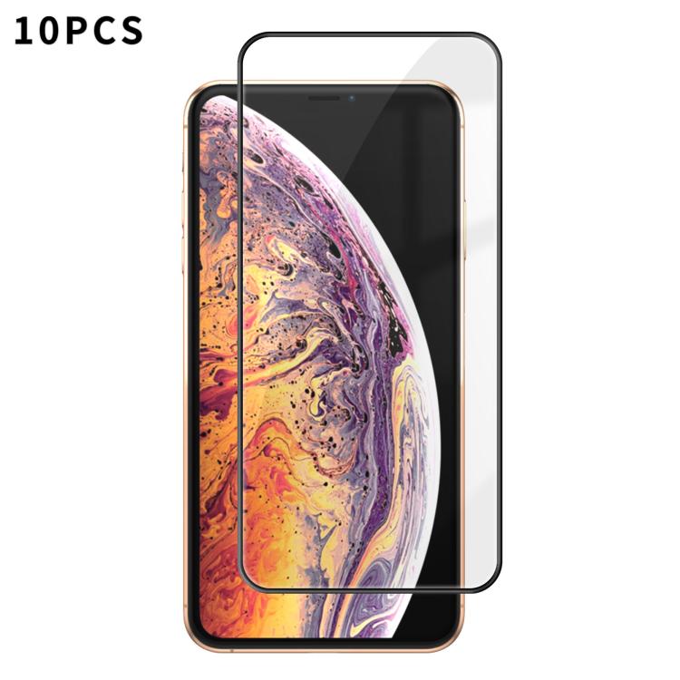 10pcs Kalebol High-Aluminum Screen-Printed Full-Coverage Anti-Fingerprint Black-Bordered HD Tempered Glass Film, For iPhone 18 Pro, For iPhone 18 Pro Max, For iPhone 17 Pro Max, For iPhone 17 Pro, For iPhone 17, For iPhone Air, For iPhone 16 Pro Max   ...