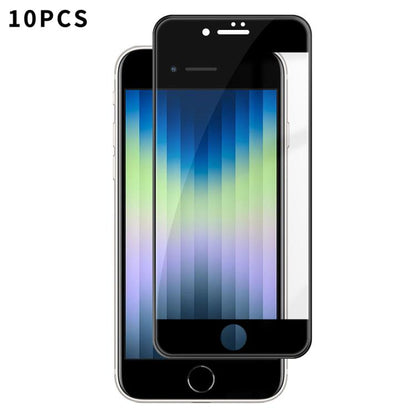 10pcs Kalebol High-Aluminum Screen-Printed Full-Coverage Anti-Fingerprint Black-Bordered HD Tempered Glass Film, For iPhone 18 Pro, For iPhone 18 Pro Max, For iPhone 17 Pro Max, For iPhone 17 Pro, For iPhone 17, For iPhone Air, For iPhone 16 Pro Max   ...