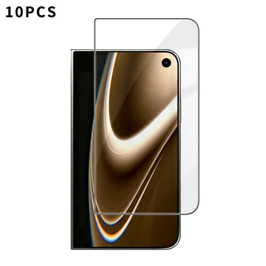 10pcs Kalebol High-Aluminum Screen-Printed Full-Coverage Anti-Fingerprint Black-Bordered HD Tempered Glass Film, For iPhone Fold Outer Screen, For iPhone 18, For iPhone 18 Pro, For iPhone 18 Pro Max, For iPhone 17 Pro Max, For iPhone 17 Pro, For iPhone...