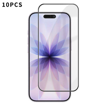 10pcs Kalebol High-Aluminum Screen-Printed Full-Coverage Anti-Fingerprint Black-Bordered HD Tempered Glass Film, For iPhone Fold Outer Screen, For iPhone 18, For iPhone 18 Pro, For iPhone 18 Pro Max, For iPhone 17 Pro Max, For iPhone 17 Pro, For iPhone...