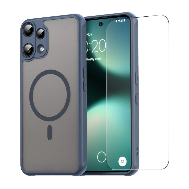 ENKAY Hat-Prince MagSafe Matte Translucent Shockproof Phone Case with Large Arc Edge Film, For Nothing Phone 4a Pro, For Nothing Phone 4a, For Nothing Phone 3a Lite, For Nothing CMF Phone 2 Pro
