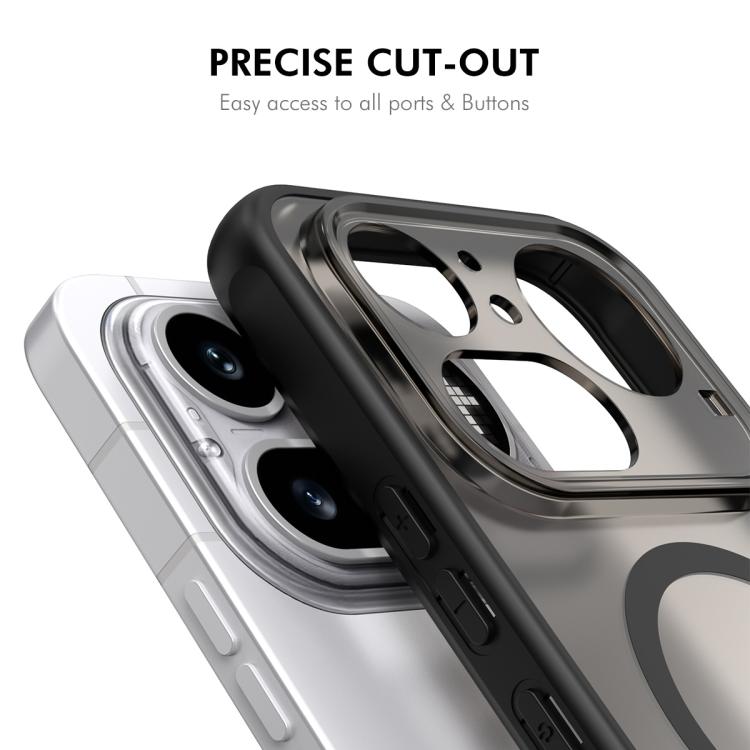 ENKAY Hat-Prince MagSafe Matte Translucent Shockproof Phone Case with Large Arc Edge Film, For Nothing Phone 4a Pro, For Nothing Phone 4a, For Nothing Phone 3a Lite, For Nothing CMF Phone 2 Pro