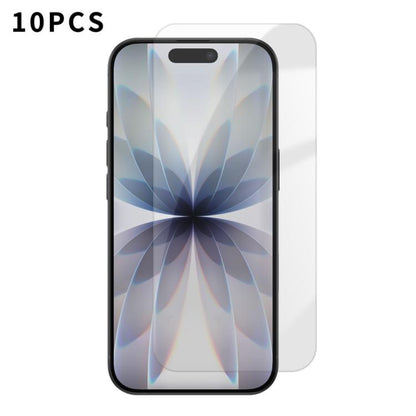 Kalebol 10pcs High-Aluminum Semi-Screen Anti-Fingerprint HD Tempered Glass Film, For iPhone 18 Pro, For iPhone 18 Pro Max, For iPhone 17 Pro Max, For iPhone 17 Pro, For iPhone 17, For iPhone Air, For iPhone 16 Pro Max, For iPhone 16 Pro                ...