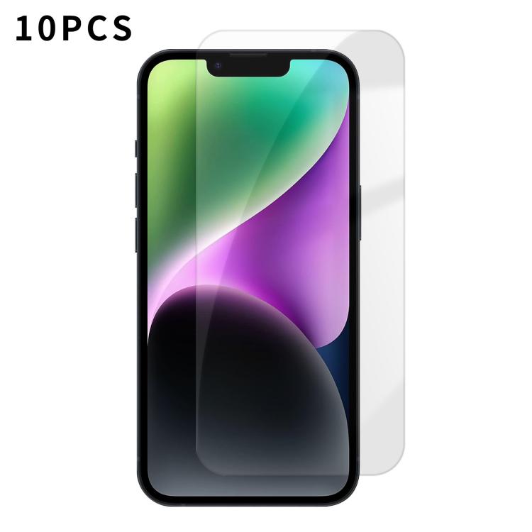 Kalebol 10pcs High-Aluminum Semi-Screen Anti-Fingerprint HD Tempered Glass Film, For iPhone 18 Pro, For iPhone 18 Pro Max, For iPhone 17 Pro Max, For iPhone 17 Pro, For iPhone 17, For iPhone Air, For iPhone 16 Pro Max, For iPhone 16 Pro                ...