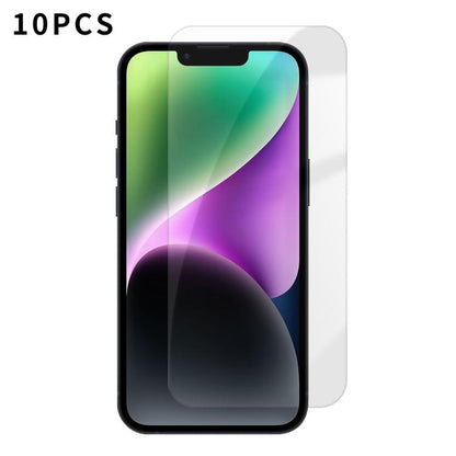 Kalebol 10pcs High-Aluminum Semi-Screen Anti-Fingerprint HD Tempered Glass Film, For iPhone 18 Pro, For iPhone 18 Pro Max, For iPhone 17 Pro Max, For iPhone 17 Pro, For iPhone 17, For iPhone Air, For iPhone 16 Pro Max, For iPhone 16 Pro                ...