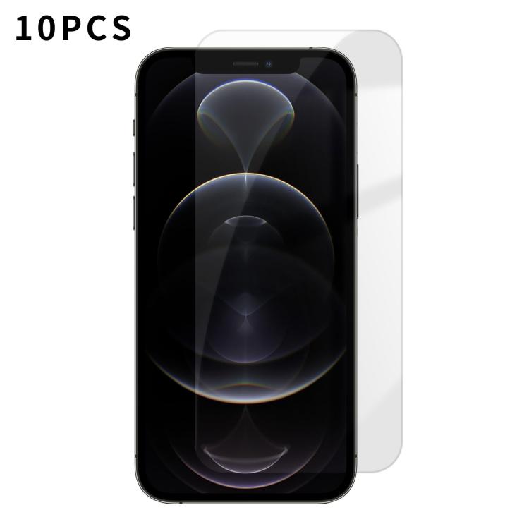 Kalebol 10pcs High-Aluminum Semi-Screen Anti-Fingerprint HD Tempered Glass Film, For iPhone 18 Pro, For iPhone 18 Pro Max, For iPhone 17 Pro Max, For iPhone 17 Pro, For iPhone 17, For iPhone Air, For iPhone 16 Pro Max, For iPhone 16 Pro                ...