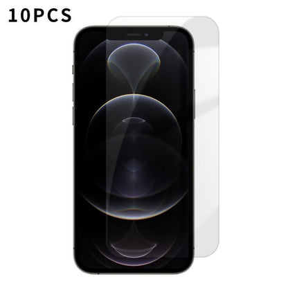 Kalebol 10pcs High-Aluminum Semi-Screen Anti-Fingerprint HD Tempered Glass Film, For iPhone 18 Pro, For iPhone 18 Pro Max, For iPhone 17 Pro Max, For iPhone 17 Pro, For iPhone 17, For iPhone Air, For iPhone 16 Pro Max, For iPhone 16 Pro                ...