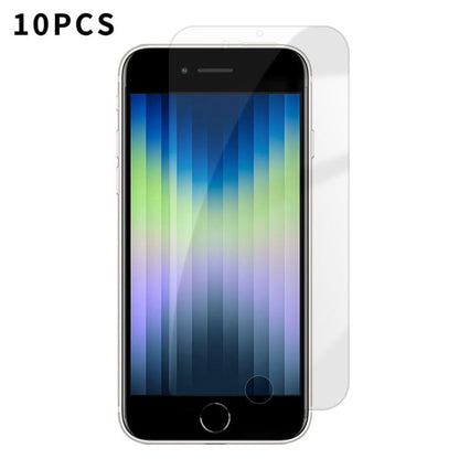 Kalebol 10pcs High-Aluminum Semi-Screen Anti-Fingerprint HD Tempered Glass Film, For iPhone 18 Pro, For iPhone 18 Pro Max, For iPhone 17 Pro Max, For iPhone 17 Pro, For iPhone 17, For iPhone Air, For iPhone 16 Pro Max, For iPhone 16 Pro                ...