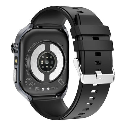 ET572 2.0 inch Color Screen Smart Watch Silicone Strap, Support Supports Health Monitoring / ECG