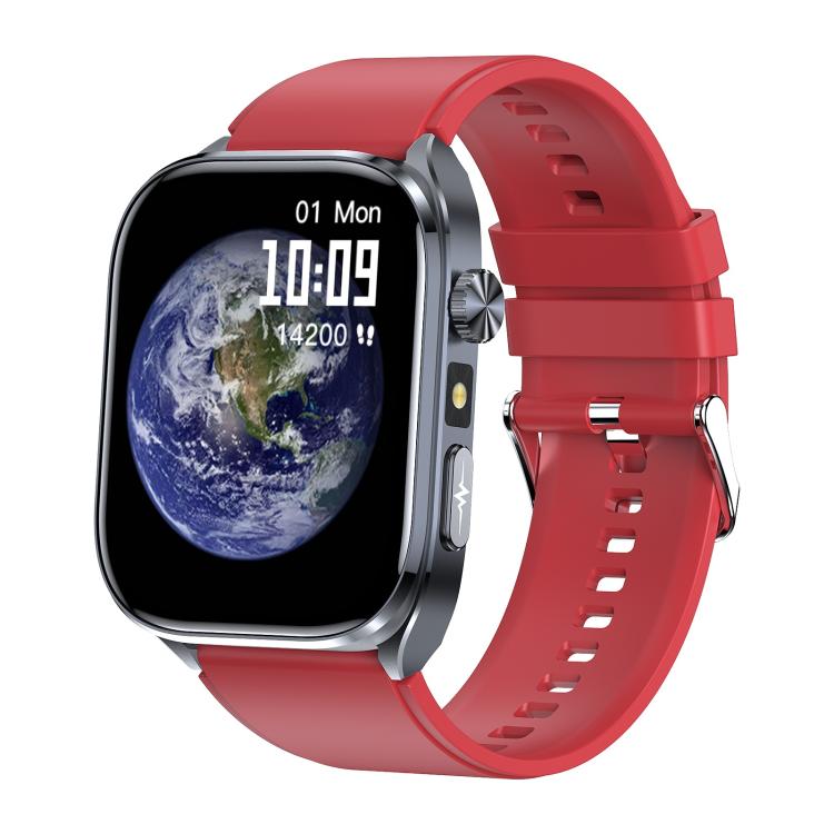 ET572 2.0 inch Color Screen Smart Watch Silicone Strap, Support Supports Health Monitoring / ECG