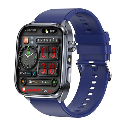 ET572 2.0 inch Color Screen Smart Watch Silicone Strap, Support Supports Health Monitoring / ECG