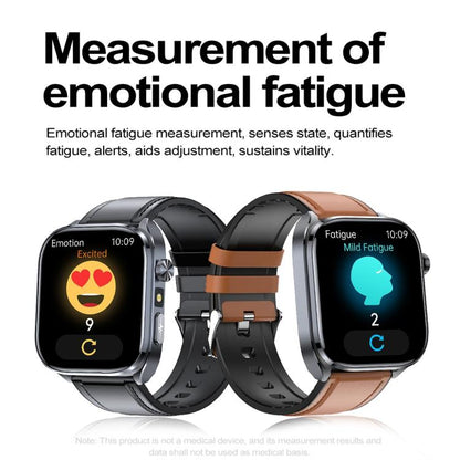 ET572 2.0 inch Color Screen Smart Watch Silicone Strap, Support Supports Health Monitoring / ECG