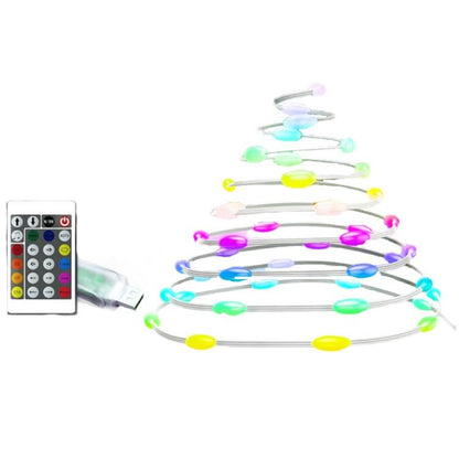 LXDC042 APP Controlled Smart LED String Lights Christmas Party Decoration Lights, 5M 50 LEDs, 10M 100 LEDs, 15M 150 LEDs, 20M 200 LEDs
