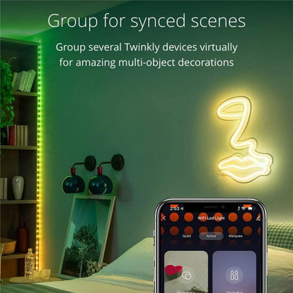LXDC042 APP Controlled Smart LED String Lights Christmas Party Decoration Lights, 5M 50 LEDs, 10M 100 LEDs, 15M 150 LEDs, 20M 200 LEDs